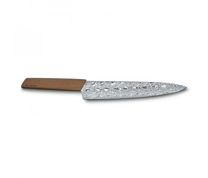 Victorinox Swiss Modern Carving Knife Damast Limited Edition 2022 22cm Straight Edge Damasteel 6.9010.22J22
