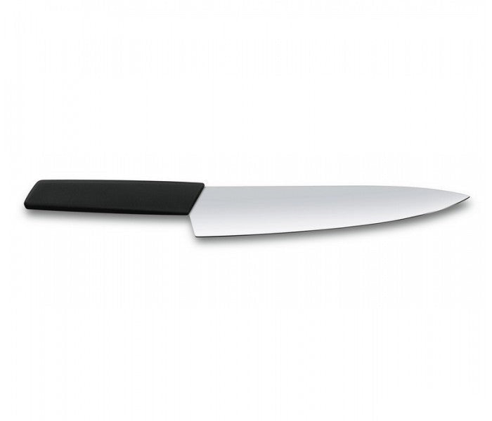 Victorinox Swiss Modern 22cm Butcher Meat Carving Knife Black 6.9013.22B