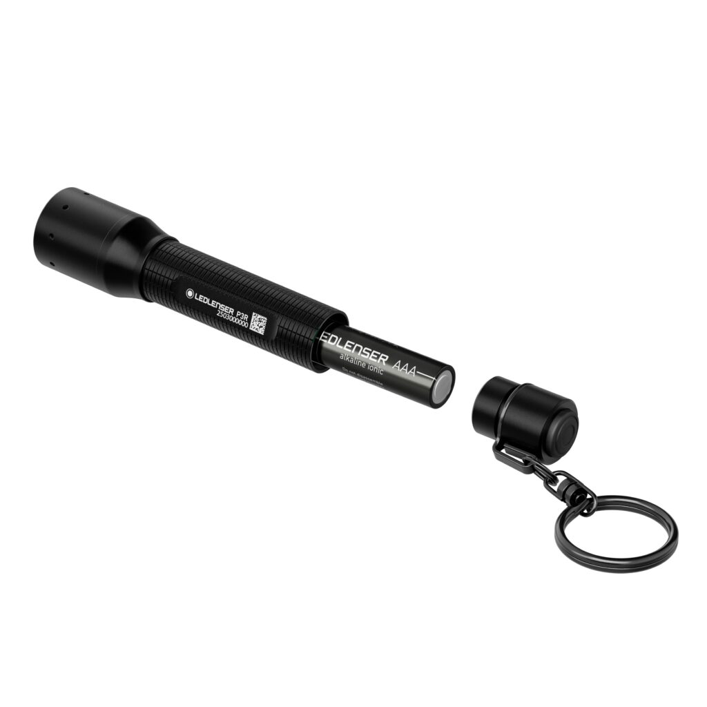 LEDLENSER P3R Mini Rechargeable Flashlight  200 Lumens Keyring