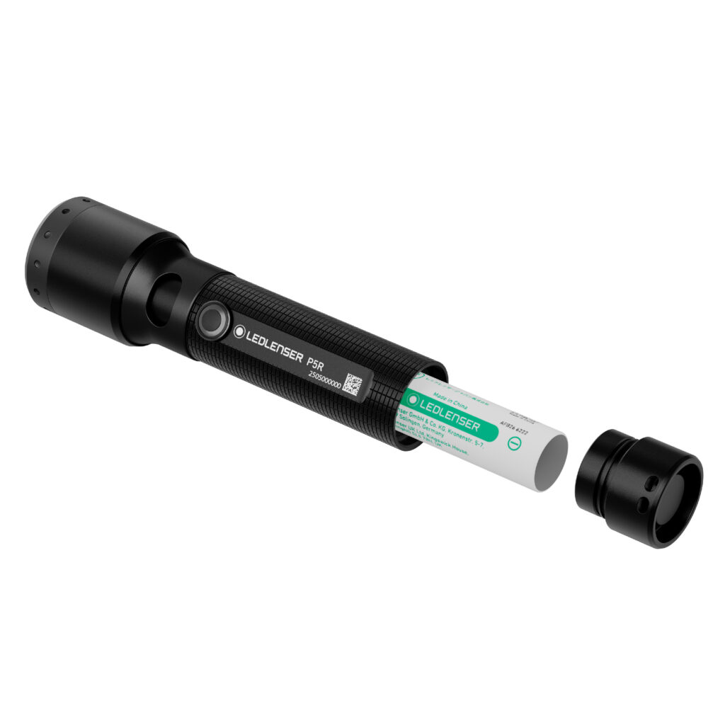 LEDLENSER P5R Rechargeable Flashlight - 350 Lumens Touchlight