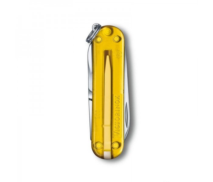 Victorinox Classic SD Tuscan Sun Transparent Yellow Multitool 0.6223.T81G