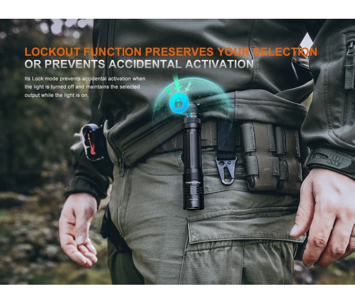 Fenix PD45R ACE Luminus SFT70-Gen2 LED 3200L Multi-Mode Rechargeable Flashlight