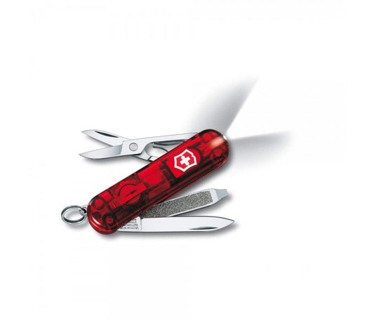 Victorinox SwissLite Red Translucent Multitool Pocket Knife 0.6228.T