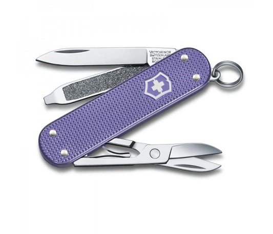 Victorinox Classic Alox Electric Lavender Multitool Pocket Knife 0.6221.223G