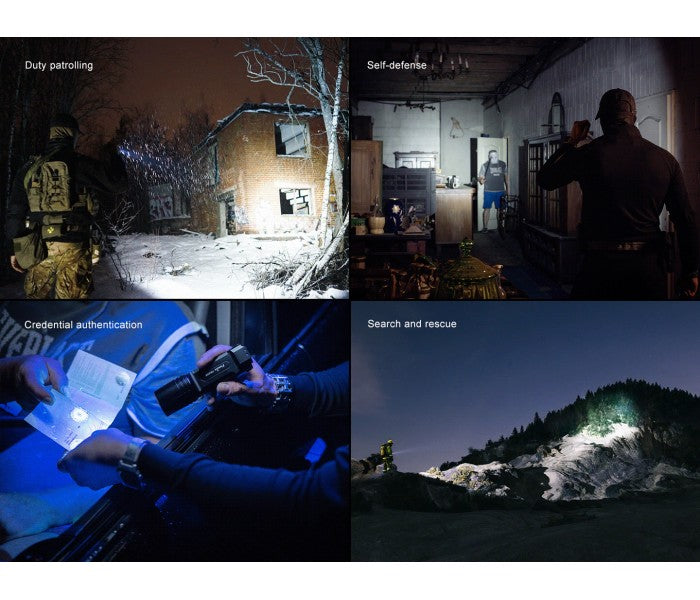 Fenix TK35R Luminus SFT25R LED 5800L + SST08 UV Multi-Mode Rechargeable Flashlight