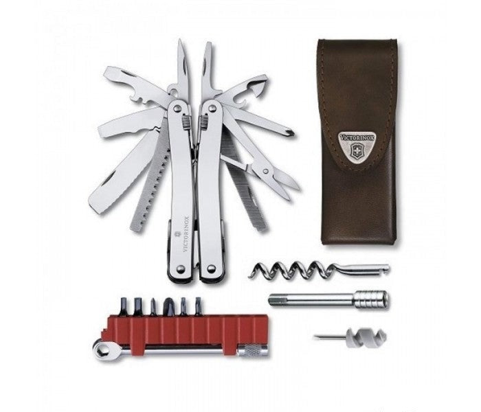 Victorinox Swisstool Spirit Plus Multitool Plier w Leather Pouch 3.0239.L