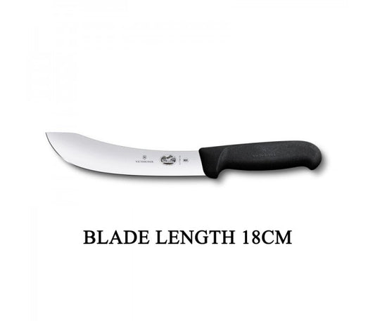 Victorinox Fibrox 18cm Curved Rigid Butcher Skinning Knife 5.7703.18