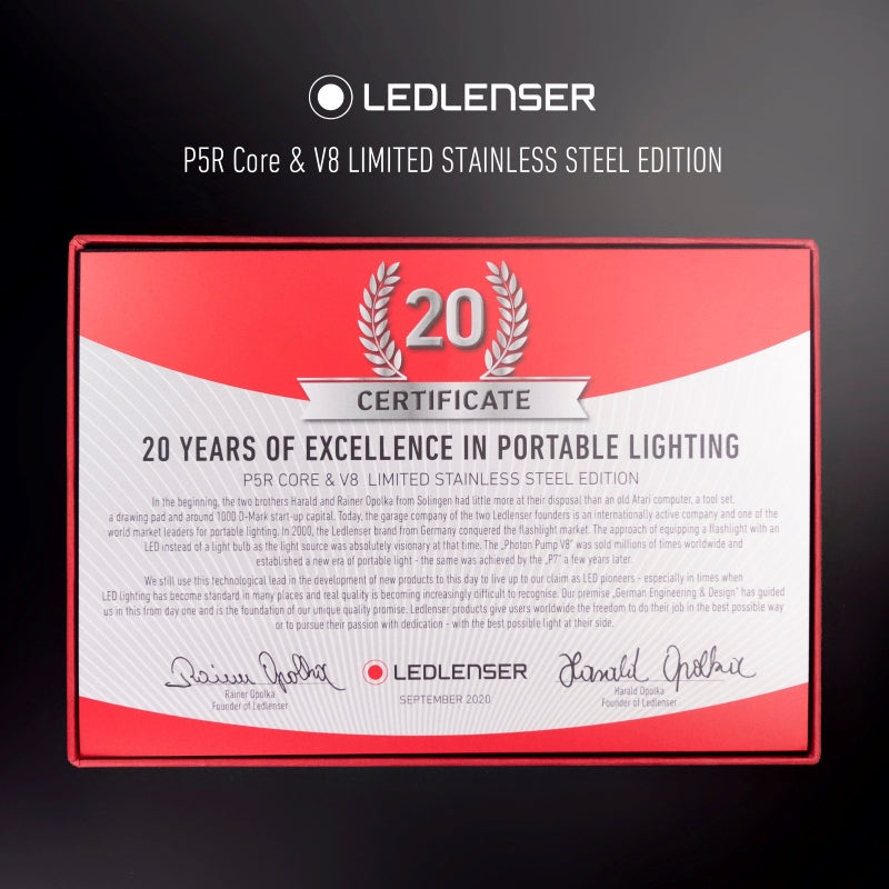 LED LENSER P5R Core & V8 Limited Edition