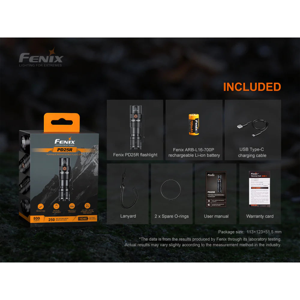 Fenix PD25R Luminus SST20 LED Flashlight