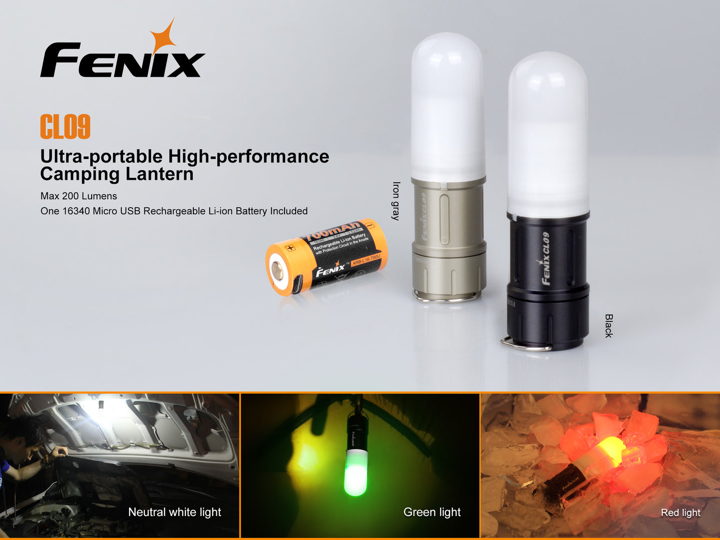 FENIX CL09 200 Lumens Camping Lantern