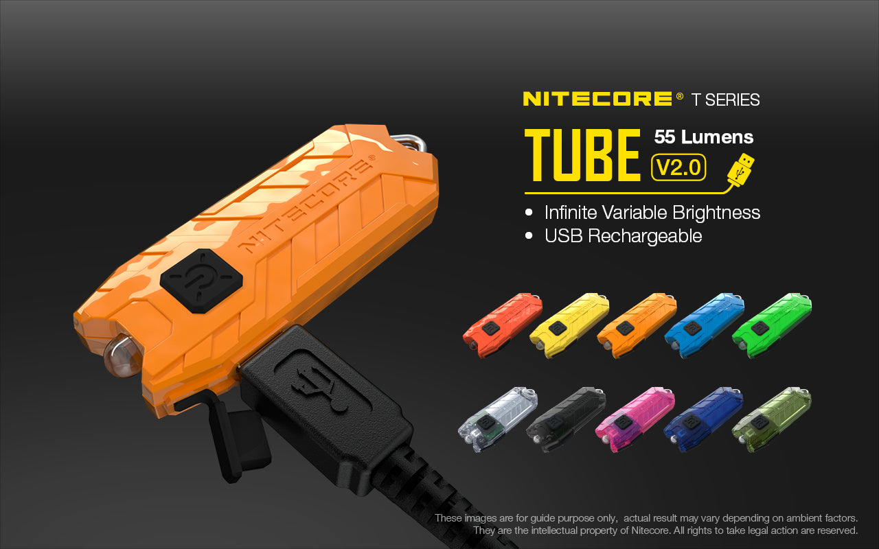 Nitecore Tube V2.0 55 Lumens Rechargeable Flashlight