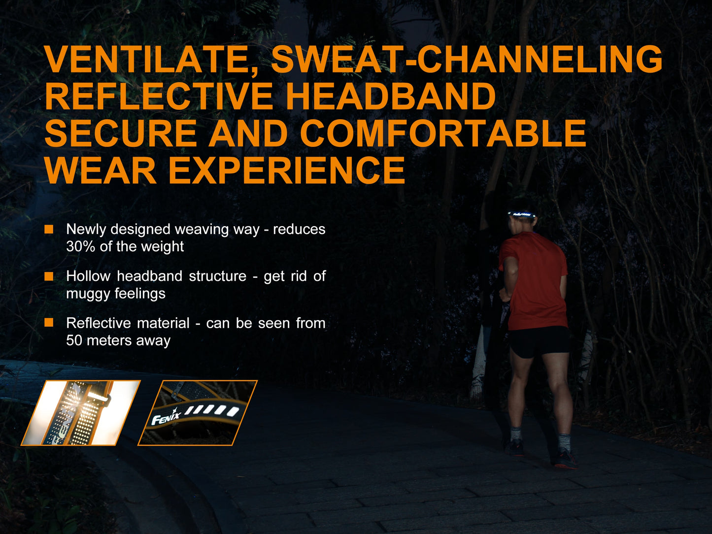 FENIX HL18R Rechargeable Headlamp 400 Lumens