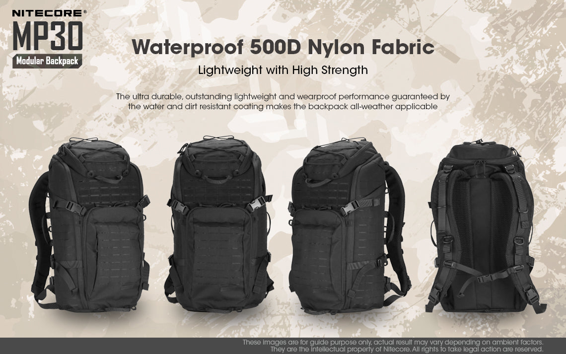 Nitecore MP30 Tactical Multi-Purpose Modular Molle Backpack