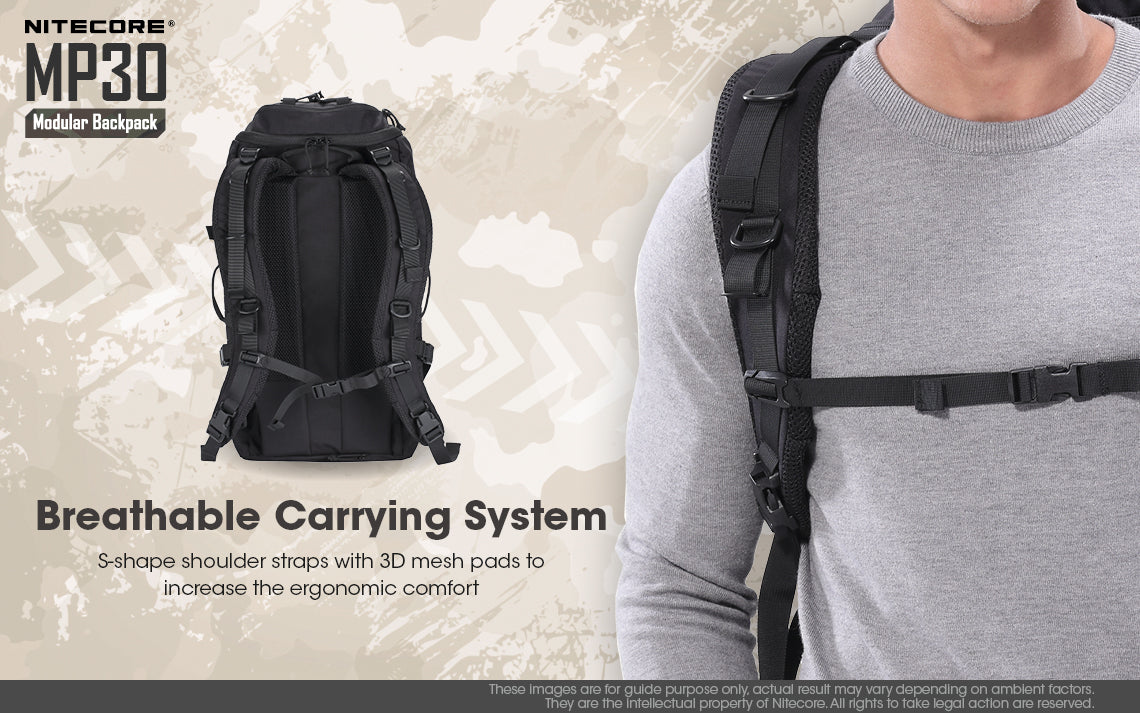 Nitecore MP30 Tactical Multi-Purpose Modular Molle Backpack