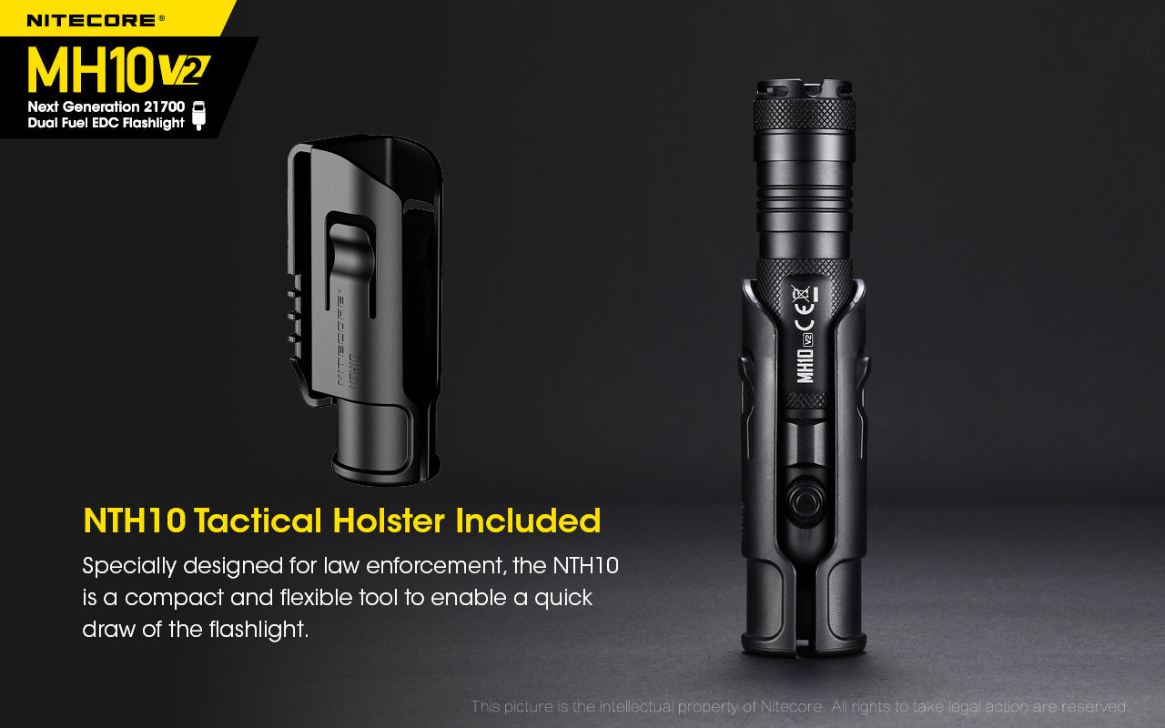 Nitecore MH10 V2 1200 Lumens Rechargeable Flashlight