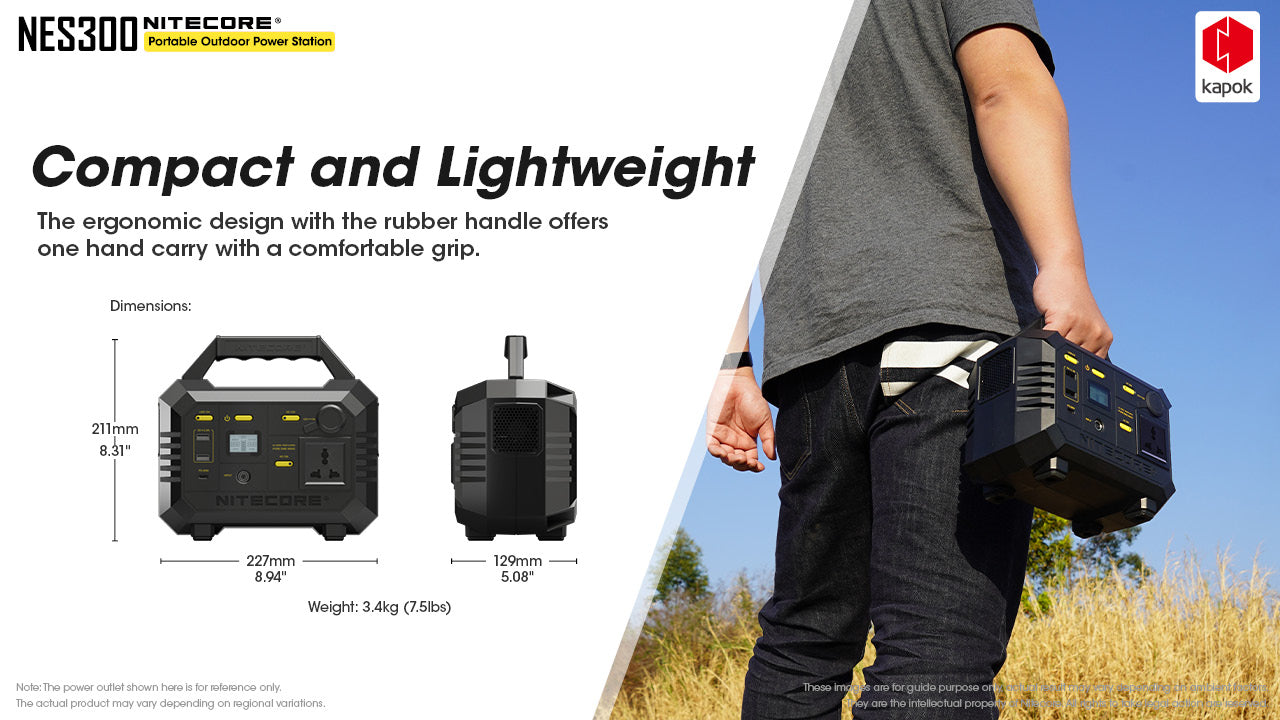 Nitecore NES300 Portable Outdoor Power Station