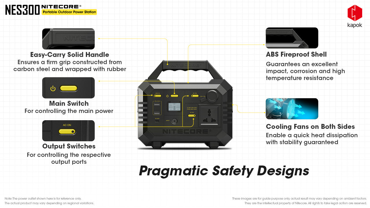 Nitecore NES300 Portable Outdoor Power Station