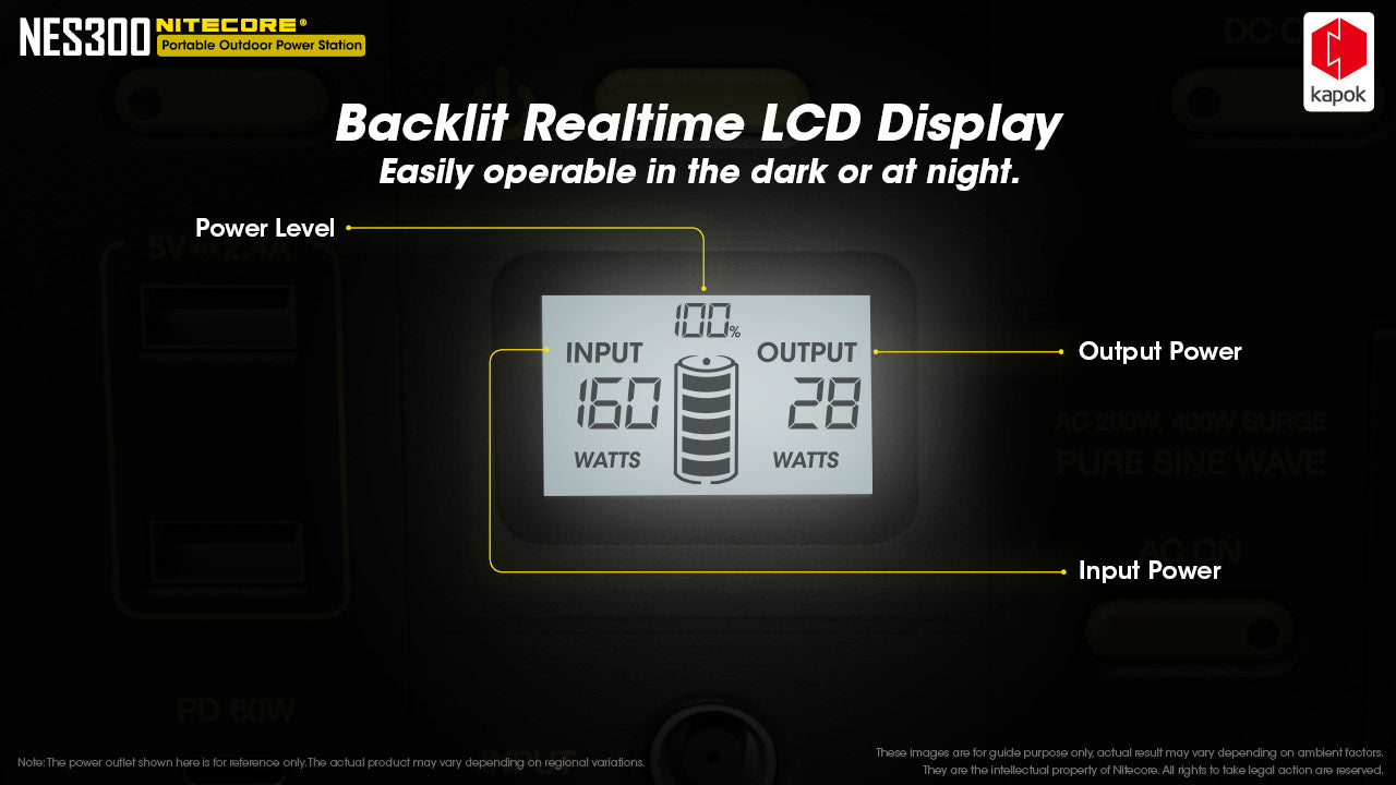 Nitecore NES300 Portable Outdoor Power Station