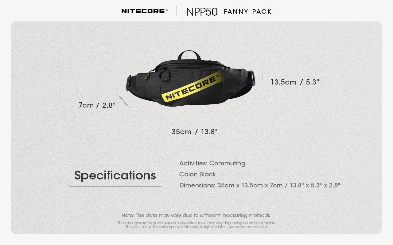 Nitecore NPP50 Fanny Pack