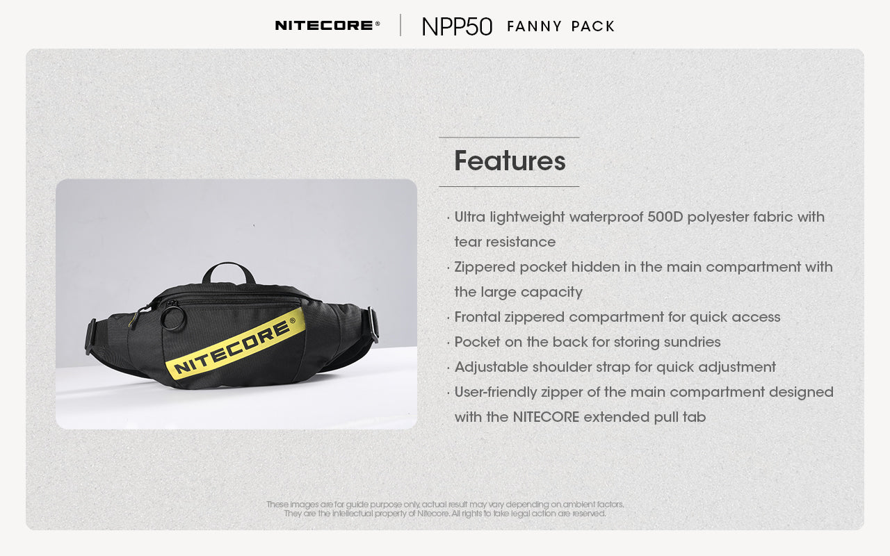 Nitecore NPP50 Fanny Pack