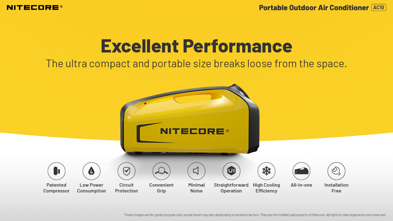 Nitecore AC10 Portable Outdoor Air Conditioner