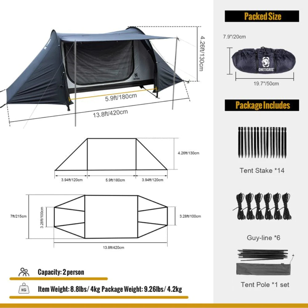 OneTigris Outbreak Retreat Camping Tent