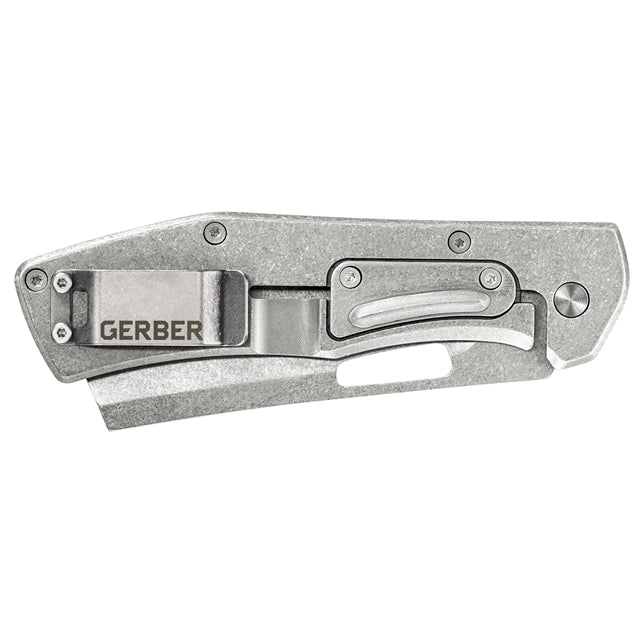 Gerber Flatiron Cleaver Folding Knife G10 Frame Lock
