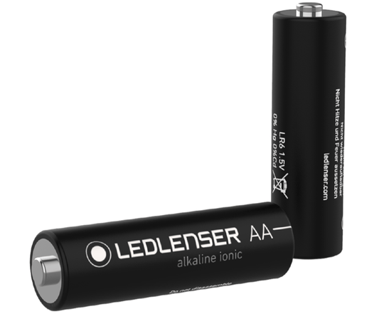 LED LENSER  Alkaline Ionic Batteries (AAA or AA)