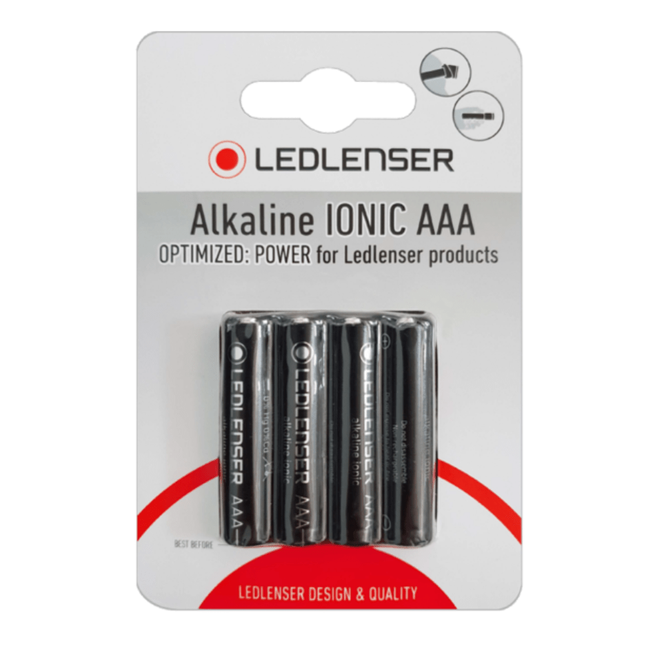 LED LENSER  Alkaline Ionic Batteries (AAA or AA)