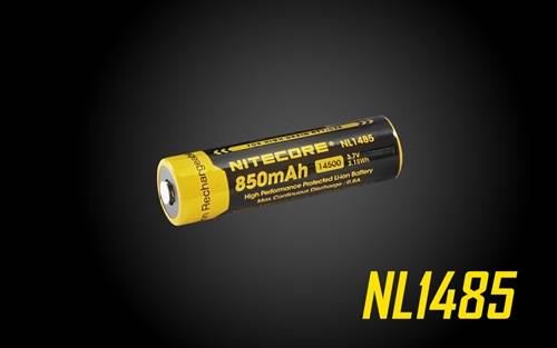 Nitecore 14500 850MAH 3.6V Rechargeable Li-Ion Battery NL1485