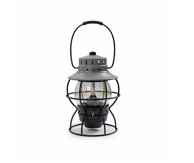 Barebones Railroad Lantern -USB Rechargeable Classic LED Camping Lantern