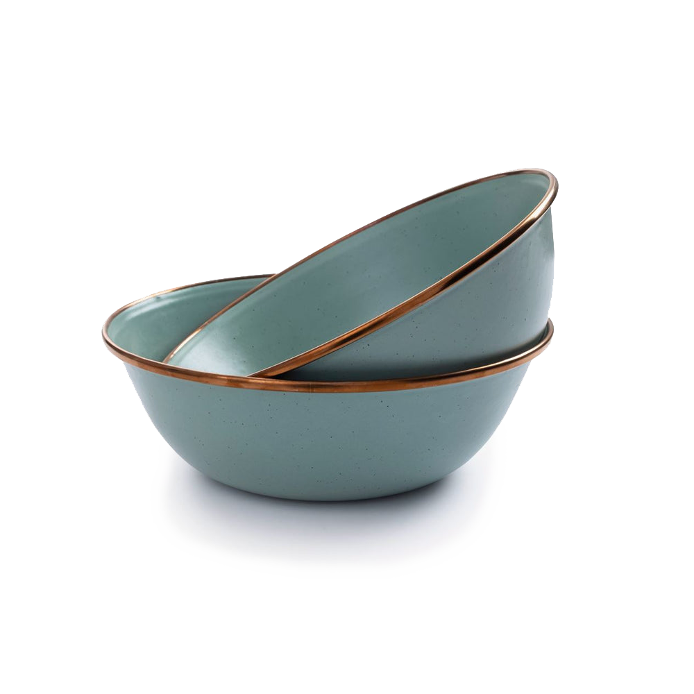 Barebones Enamel Bowl Set of 2