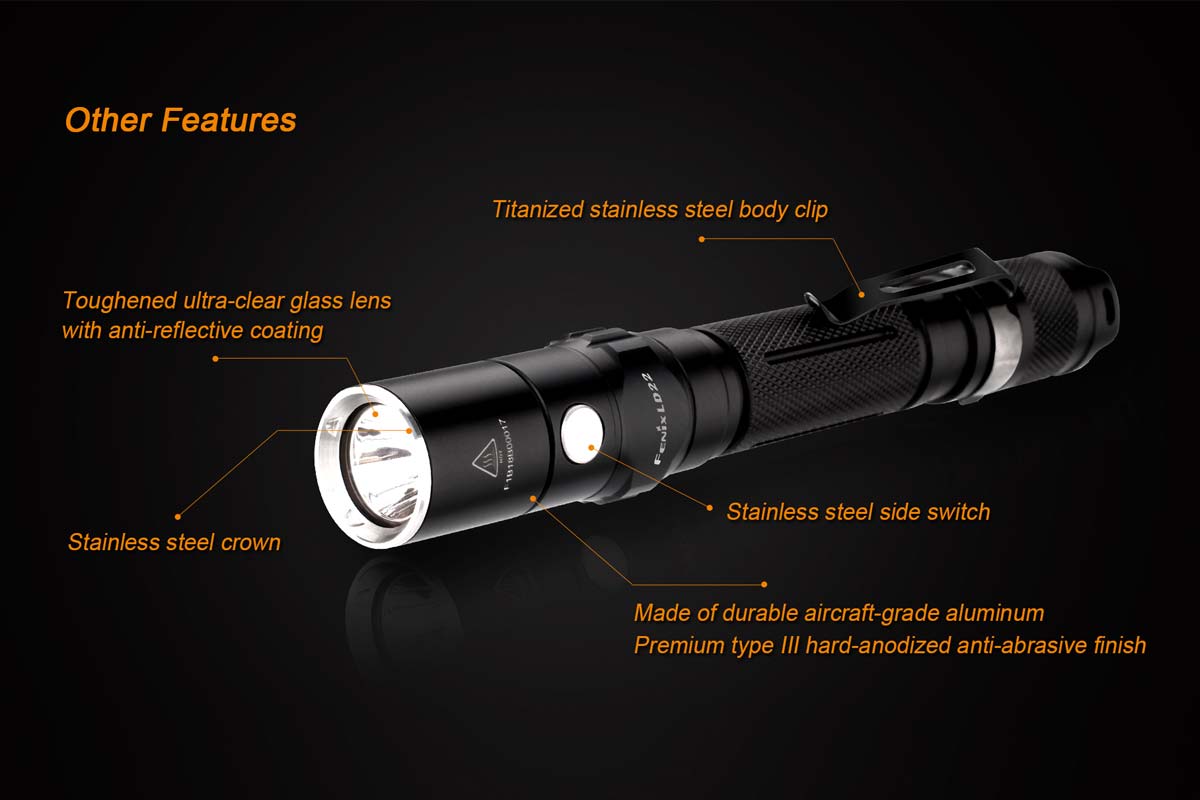 Fenix LD22 2015 G2 R5 LED Flashlight