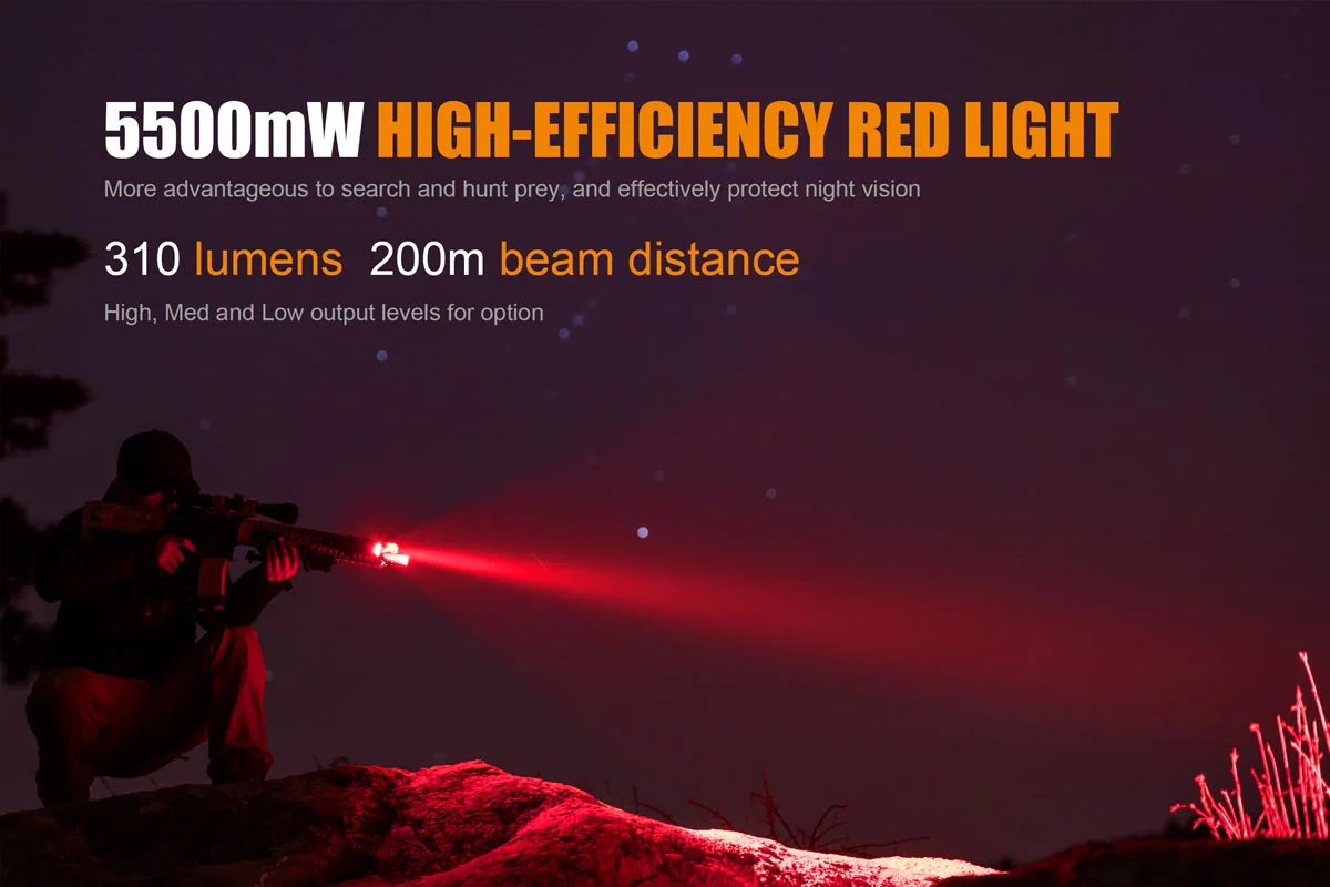 Fenix TK25 RED LED Flashlight