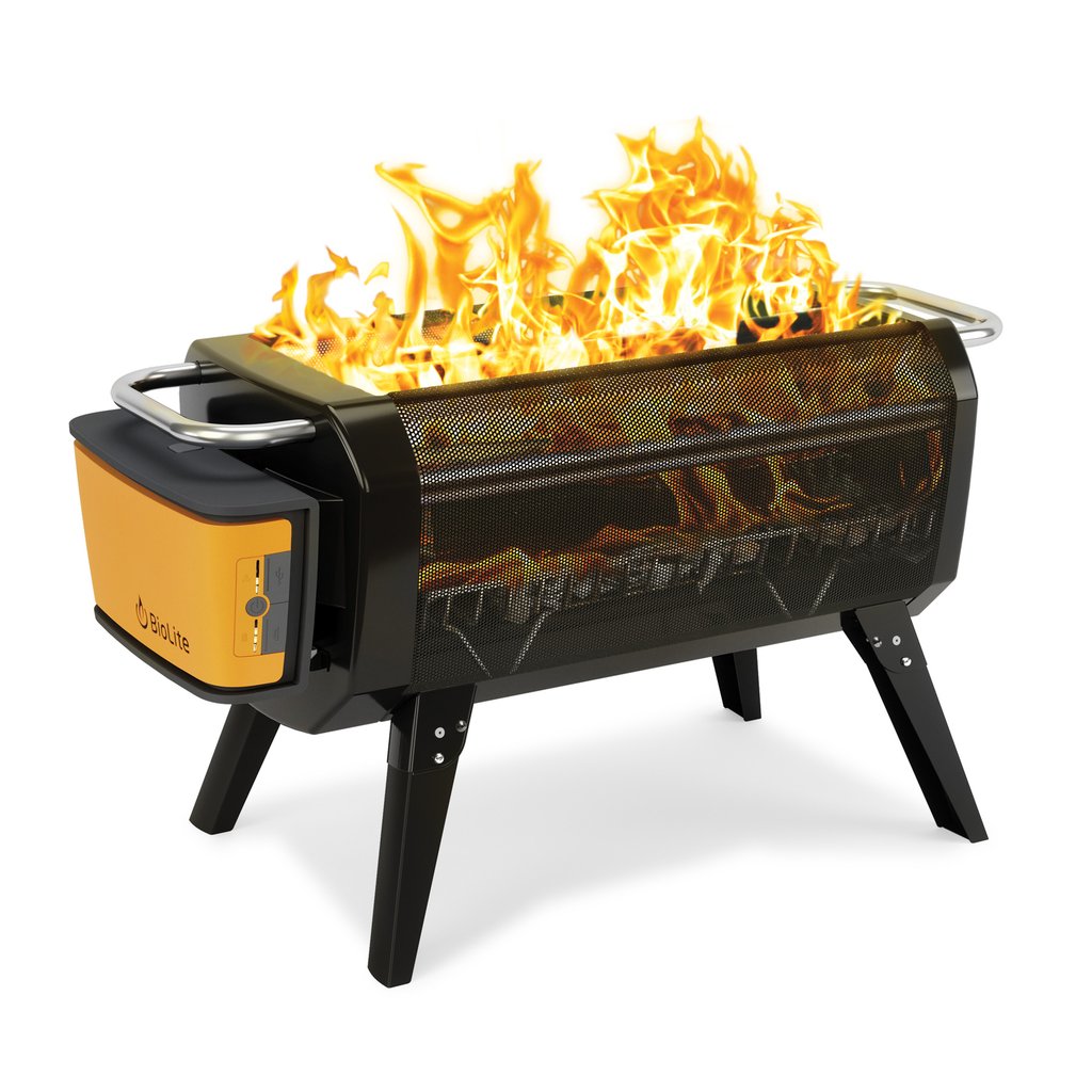 Biolite Firepit + Wood & Charcoal Burning Fire Pit