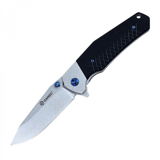 Ganzo Firebird F7492-BK Frame Lock Ball Bearing Pivot G10 Folding Knife