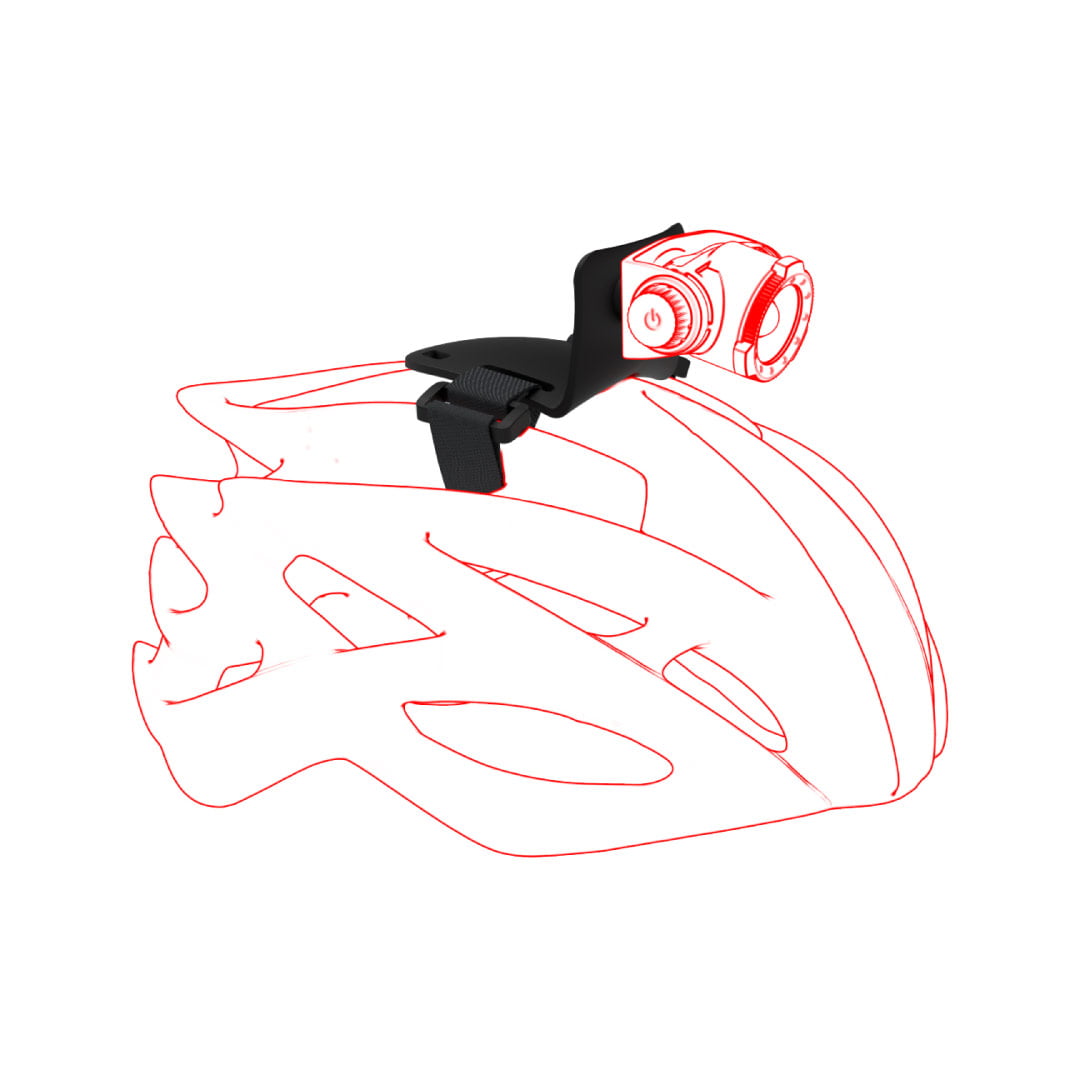 LED LENSER Helmet Connecting Kit Type H