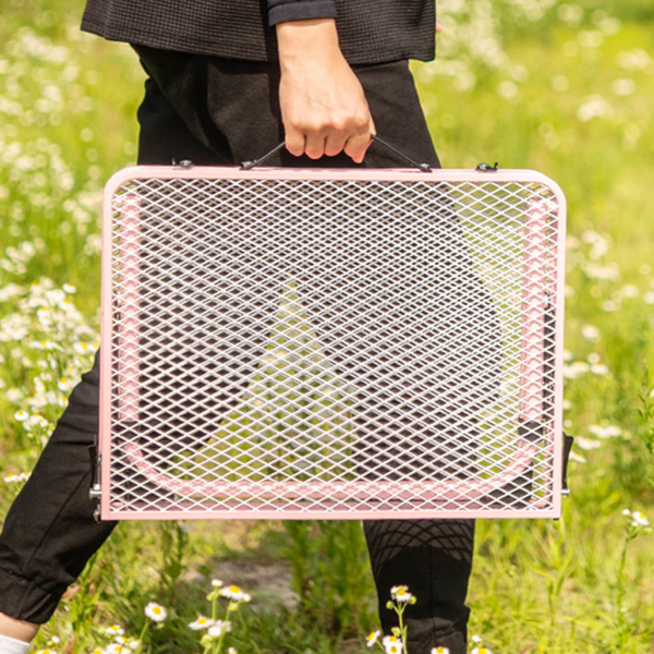 KZM Iron Mesh Slim Mini Table