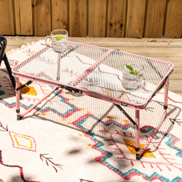 KZM Iron Mesh Slim Mini Table