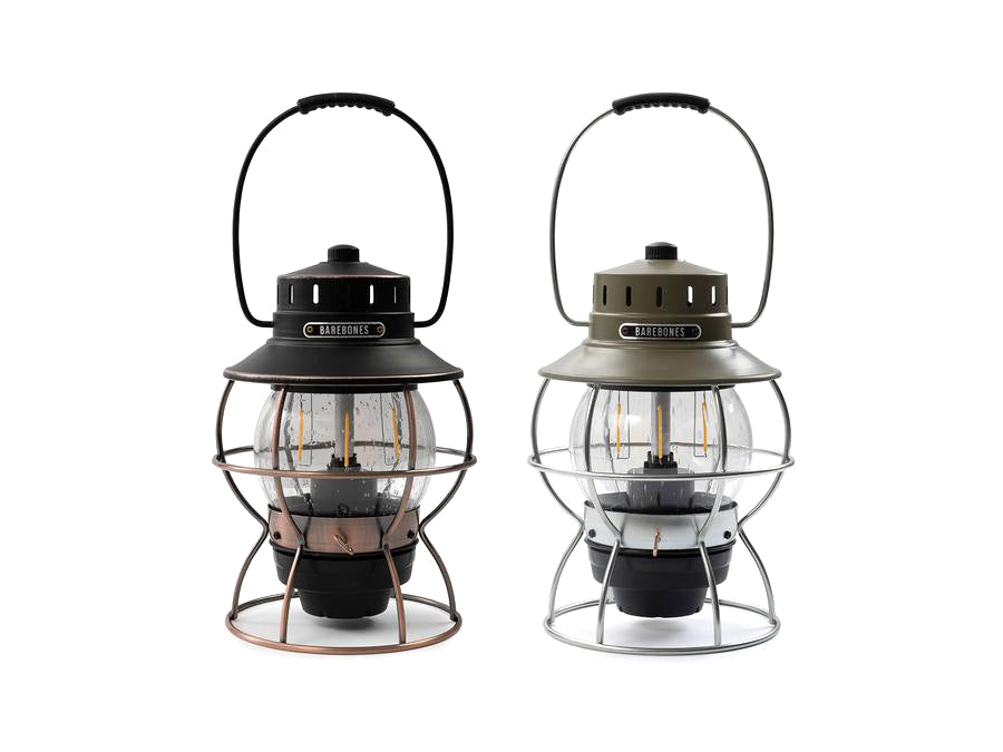 Barebones Railroad Lantern -USB Rechargeable Classic LED Camping Lantern