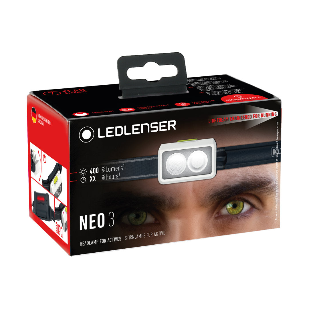 LED LENSER NEO3 Running Headlamp 400 Lumens