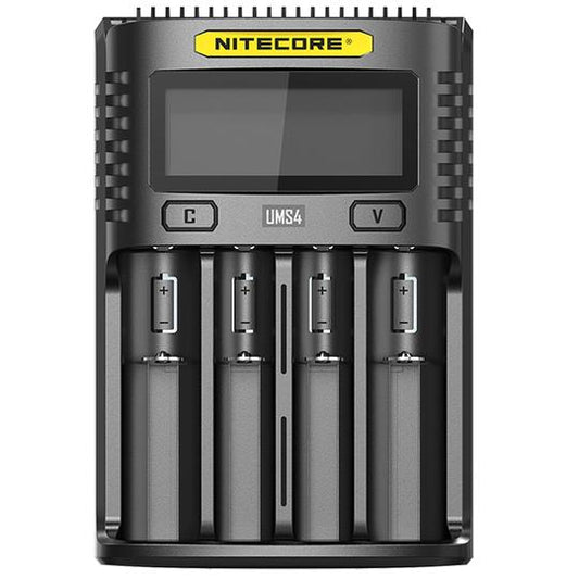 Nitecore UMS4 USC Quick Charger 3A Four-Slot Li-Ion NIMH Battery Charger