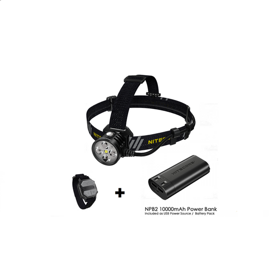 Nitecore HU60 1600 Lumens Headlamp with Wireless Wristband Control