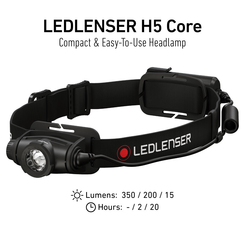 LED LENSER H5 Core Headlamp 350 Lumens