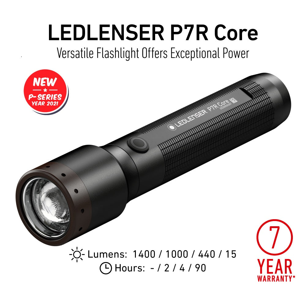 LED LENSER P7R Core Rechargeable Flashlight 1400 Lumens