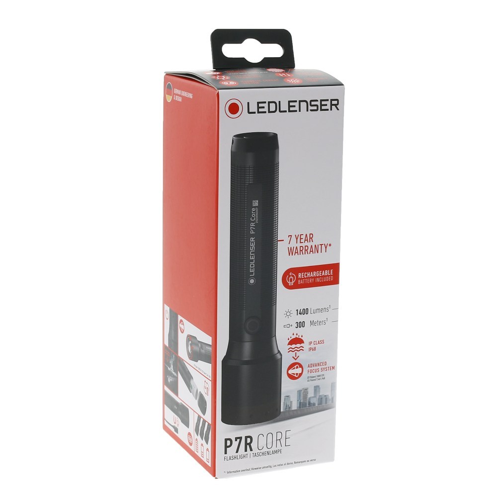 LED LENSER P7R Core Rechargeable Flashlight 1400 Lumens