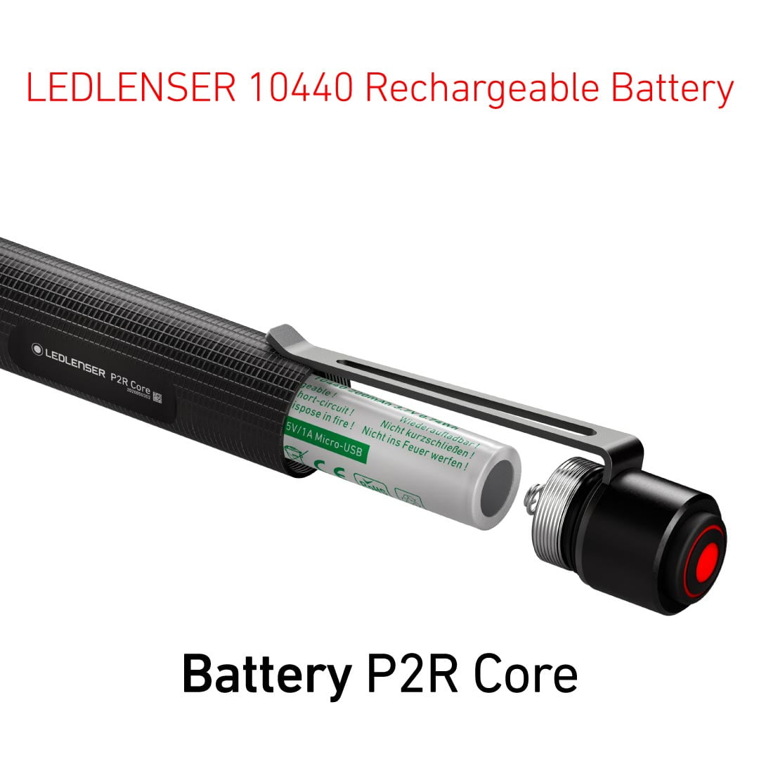 P2R Core rechargeable 10440 Li-ion battery