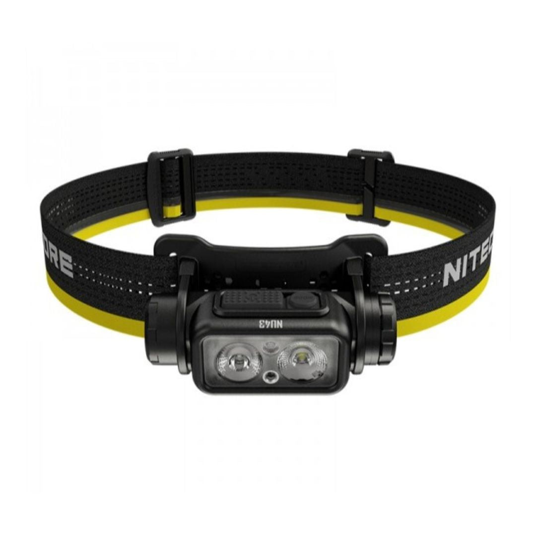 Nitecore NU43 1400L CW Spotlight + Floodlight Rechargeable Headlamp