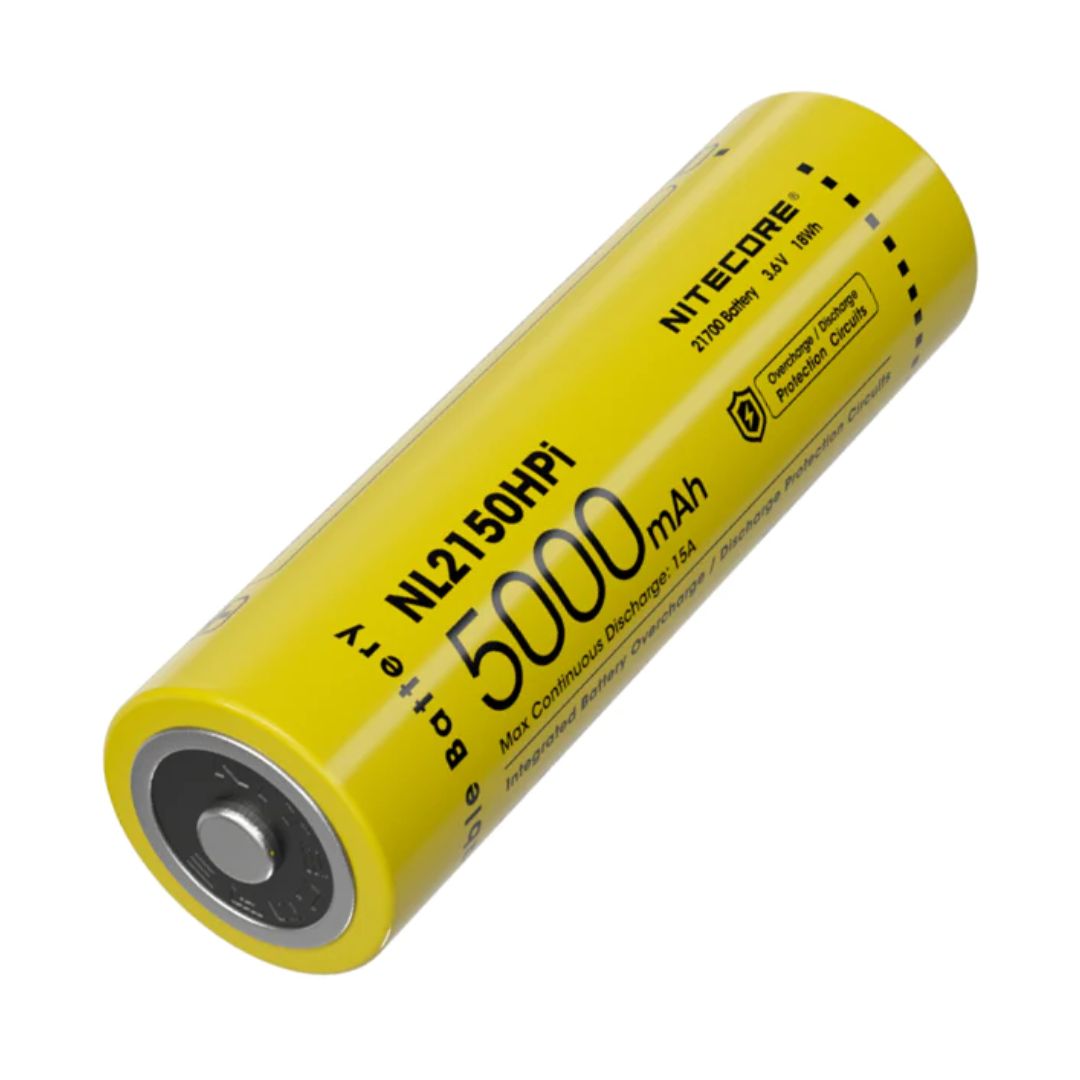 Nitecore 21700 5000MAH 15A 3.6V Rechargeable LI-ION Baterry NL2150HPI