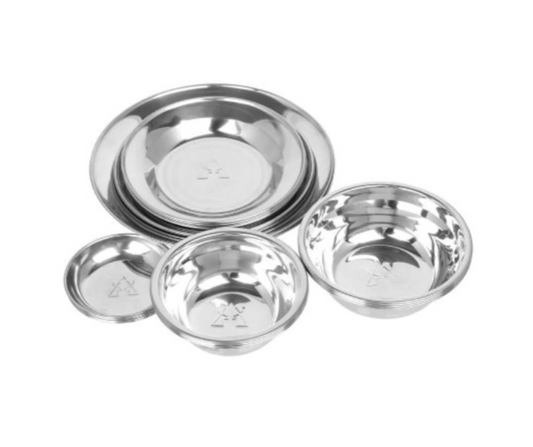 KZM Stainless Tableware Set 22P